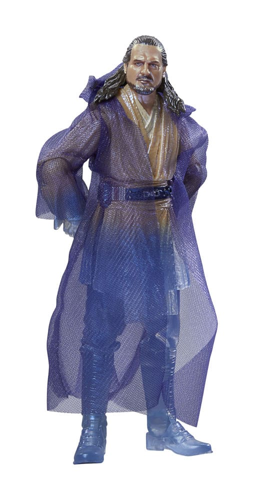 Star Wars Obi-Wan Kenobi: The Black Series Qui-Gon Jinn Force Spirit Kids  Toy Action Figure for Boys and Girls (9”) 