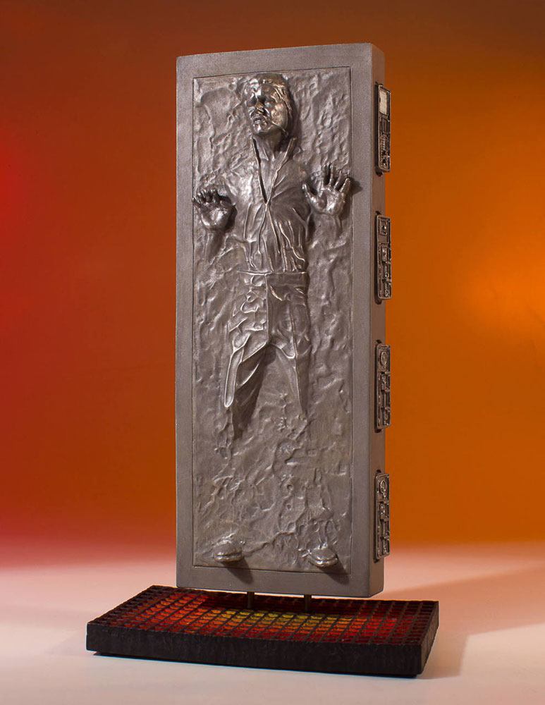 han solo carbonite statue