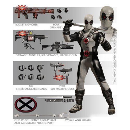 Grey deadpool deals action figure