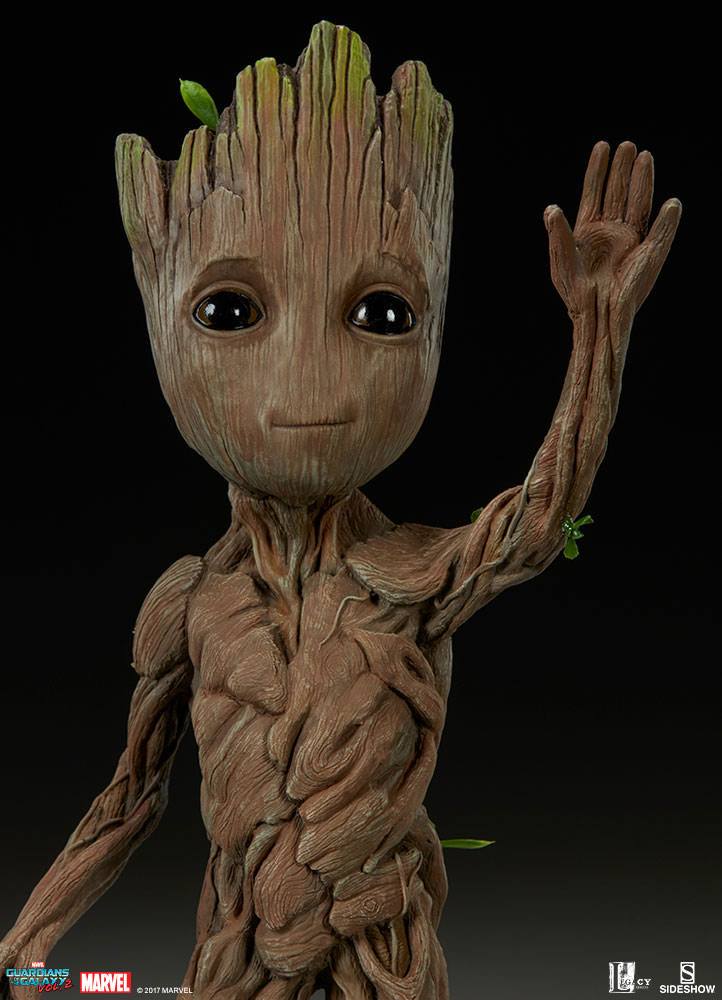 Baby Groot Life-Size Statue Sideshow, Guardians of the Galaxy Vol