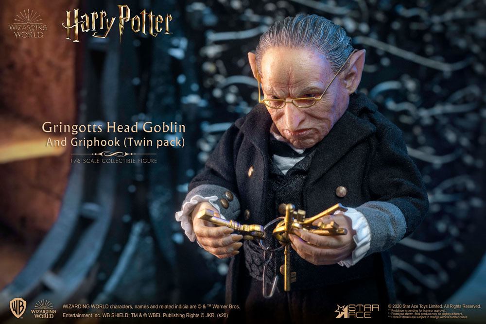 Gringotts Head Goblin & Griphook Action Figures 1/6 My Favourite