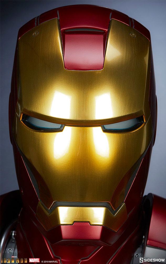 Iron Man Mark III Bust Life-Size Sideshow, 68 cm | BlacksBricks