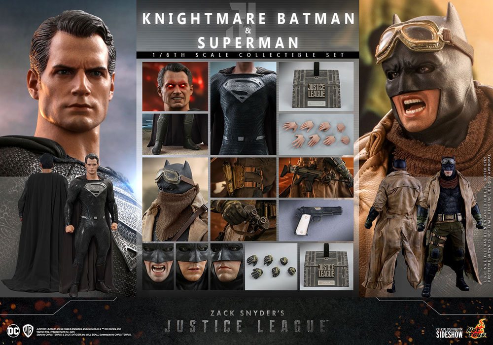 Hot Toys Superman & Knightmare Batman 2 Pack Zack Snyder's Justice League  Unboxing & Review 