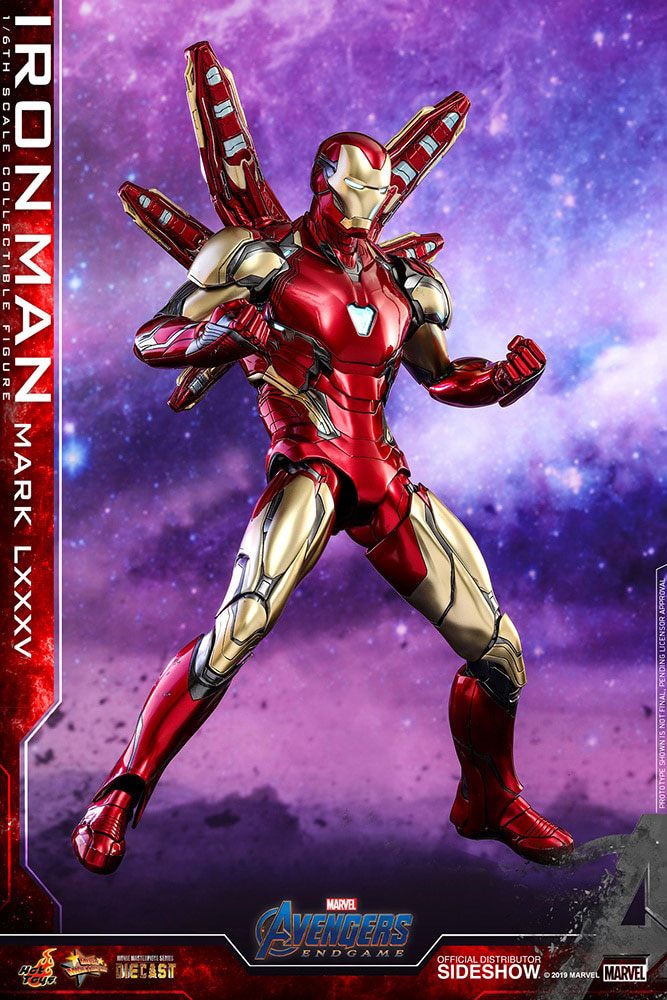 Iron Man Mark 85 Action Figure 16 Movie Masterpiece Diecast