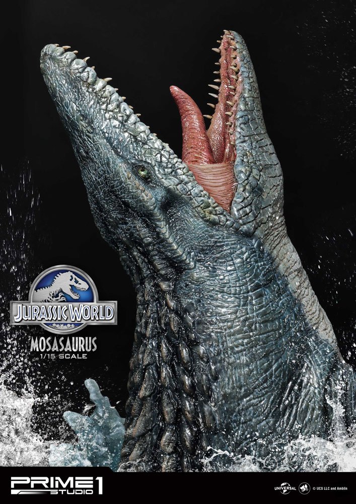 Mosasaurus Statue 1:15, Jurassic World, 66 cm | Sci-Fi Corner