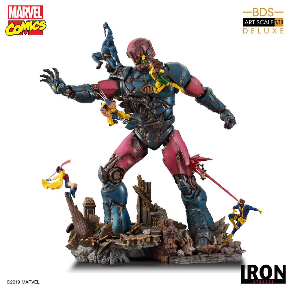 XMen vs. Sentinel Art Scale Statue 110 Battle Diorama Series Deluxe