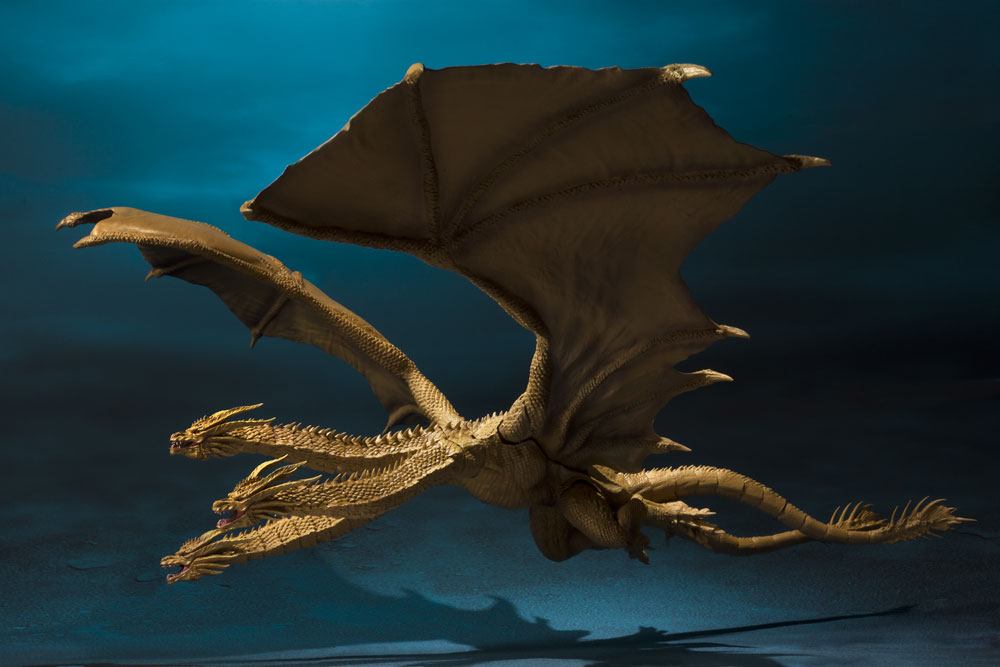 King Ghidorah Action Figure S.H.MonsterArts, Godzilla: King of the ...