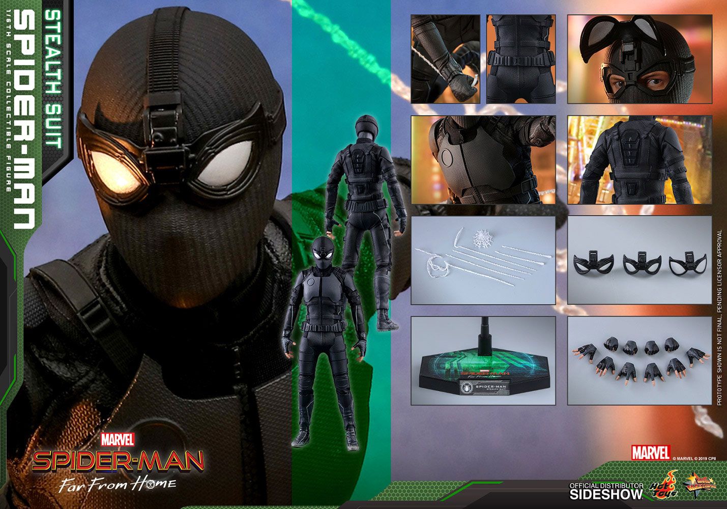 spider man far from home stealth suit action figure