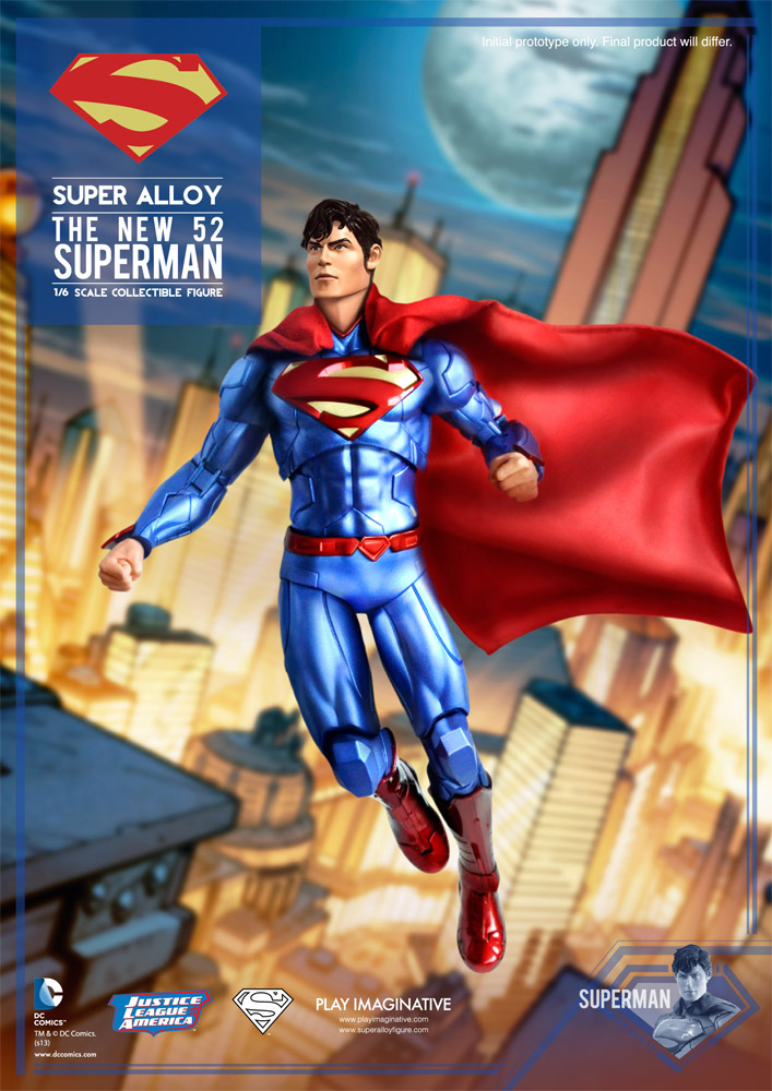 Superman Action Figure Super Alloy 1/6 The New 52, DC Comics, 30 cm ... - Superp2