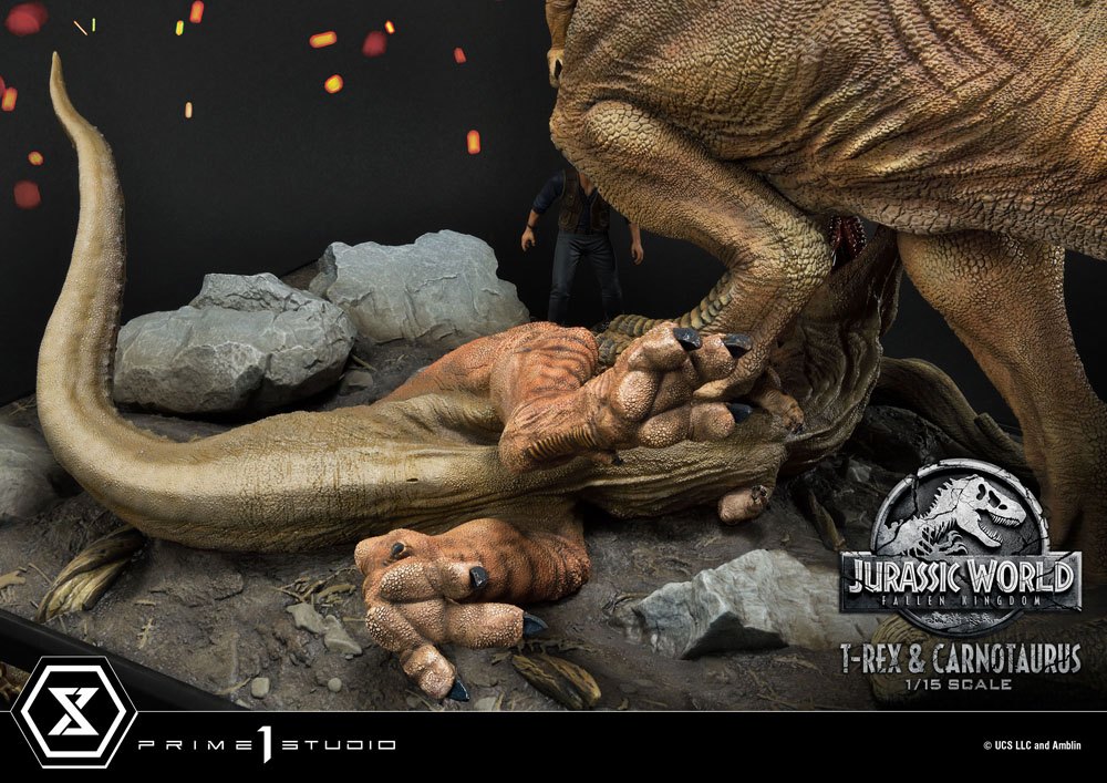 Legacy Museum Collection Jurassic World: Fallen Kingdom (Film)  Tyrannosaurus-Rex & Carnotaurus 1/15 scale Deluxe Version