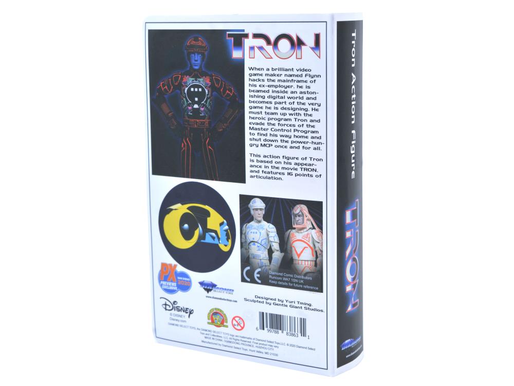 Tron Action Figure Deluxe VHS Box Set SDCC Exclusive