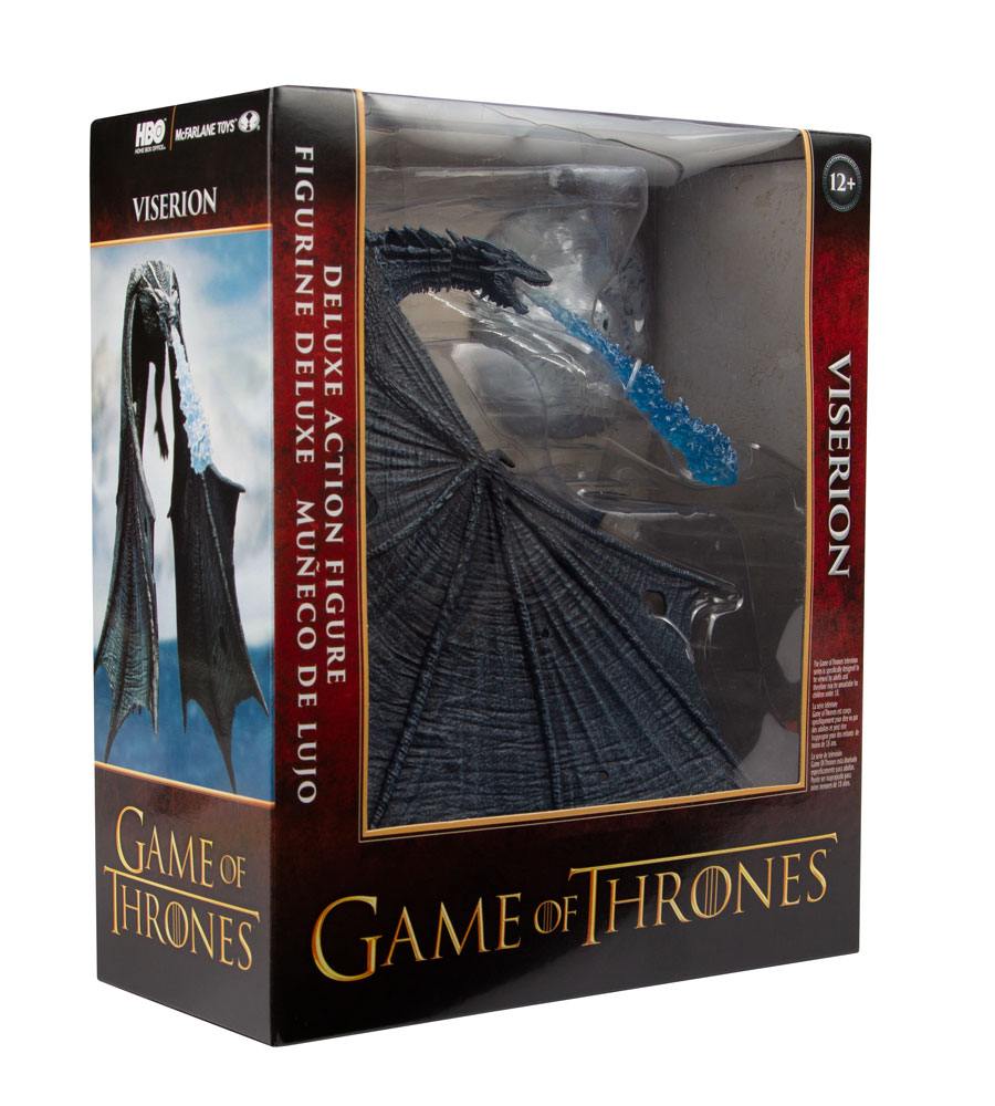 mcfarlane toys game of thrones viserion ice dragon deluxe box