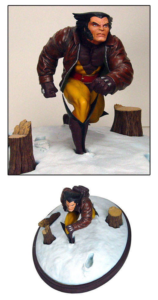 FIGURINE Marvel Xmen Wolverine diorama 23 cm