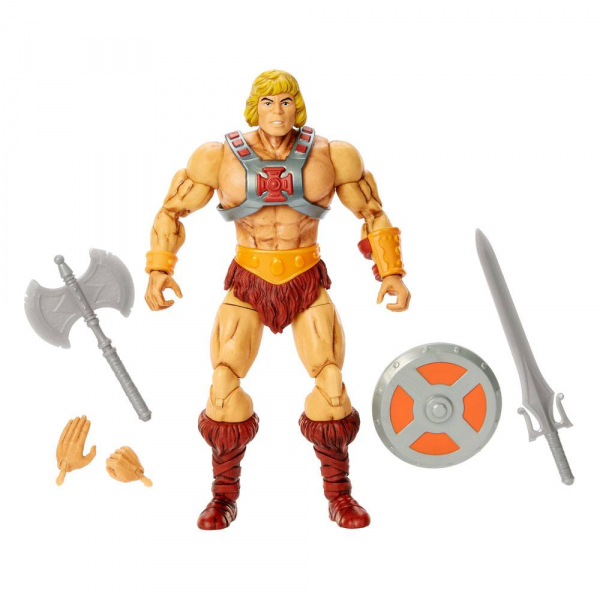 40th Anniversary He-Man Actionfigur Masterverse, Masters of the Universe, 18 cm