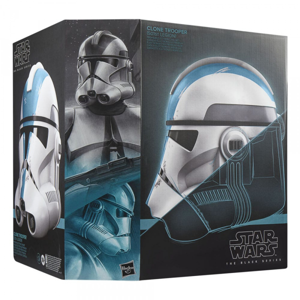 Clone Trooper (501st Legion) Elektronischer Helm Black Series 1:1 Replik, Star Wars: Ahsoka