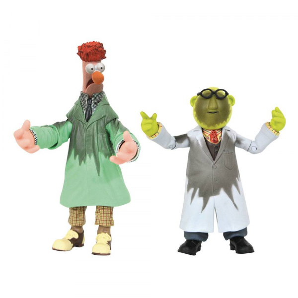 Lab Accident Bunsen and Beaker Actionfiguren Box-Set SDCC Exclusive, Die Muppets, 13 cm