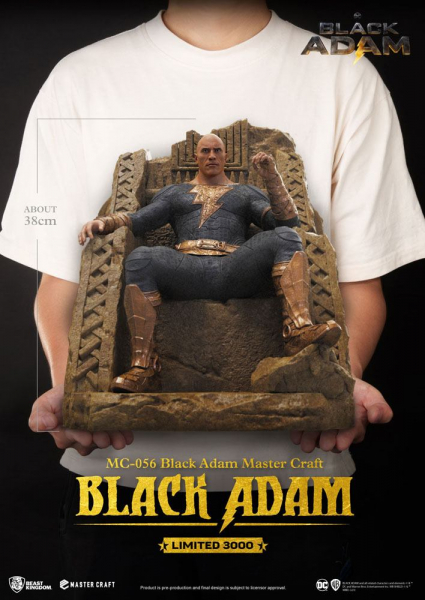 Black Adam Statue Master Craft, 38 cm