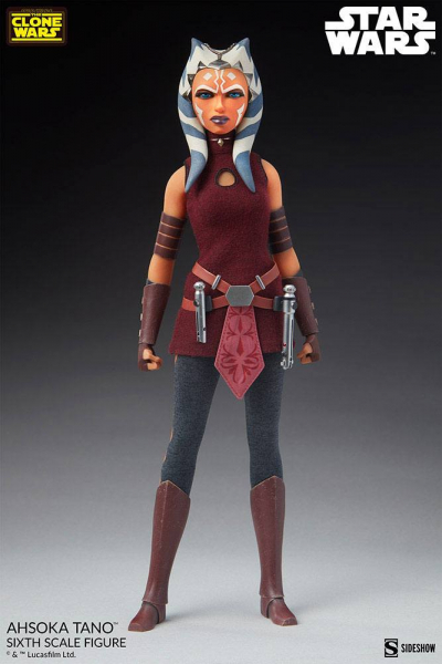 Ahsoka Tano Action Figure 1/6 Sideshow, Star Wars: The Clone Wars, 27 cm