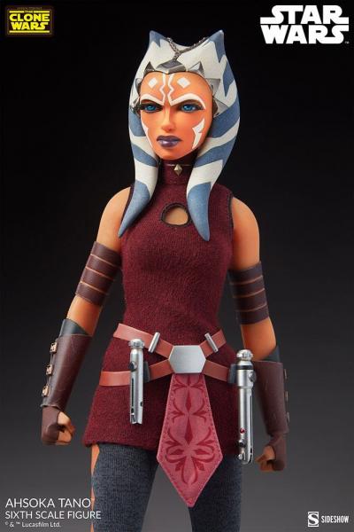 Ahsoka Tano Action Figure 1/6 Sideshow, Star Wars: The Clone Wars, 27 cm