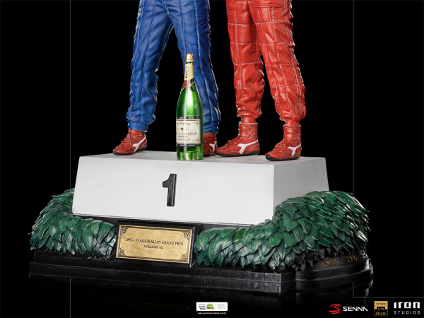 Alain Prost & Ayrton Senna (The Last Podium) Statue 1/10 Art Scale Deluxe, 27 cm