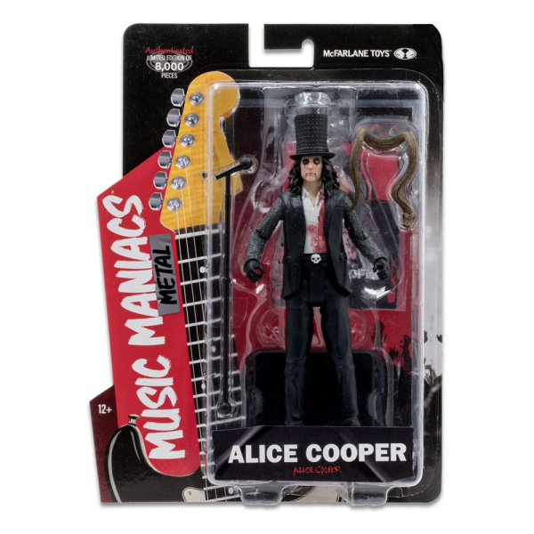 Alice Cooper Actionfigur Music Maniacs Metal, 15 cm