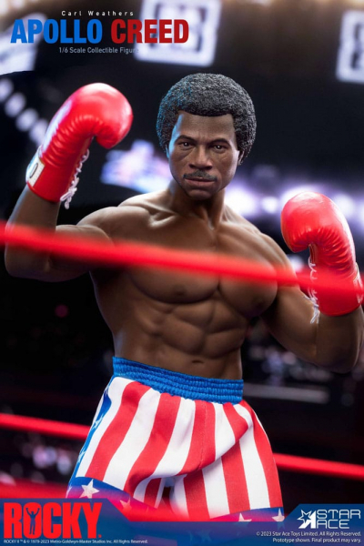 Apollo Creed Actionfigur 1:6 Deluxe Version, Rocky, 30 cm