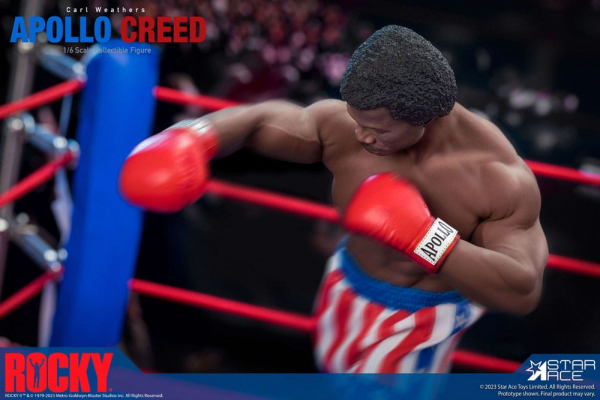 Apollo Creed Action Figure 1/6, Rocky, 30 cm