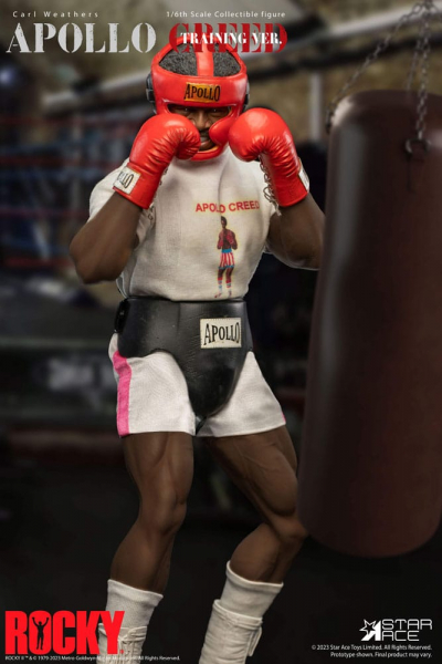 Apollo Creed Actionfigur 1:6 Deluxe Version, Rocky, 30 cm