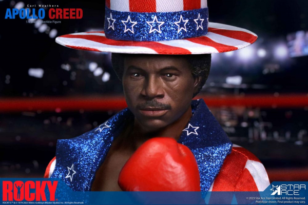 Apollo Creed Actionfigur 1:6 Deluxe Version, Rocky, 30 cm