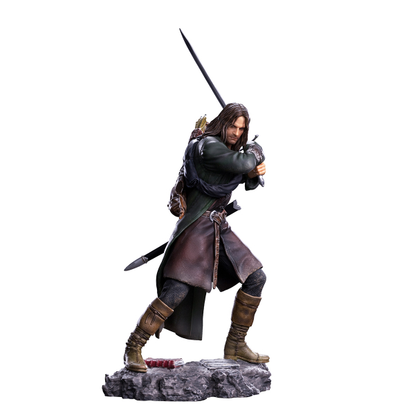 Aragorn Statue Art Scale 1:10 Battle Diorama Series, Der Herr der Ringe, 24 cm