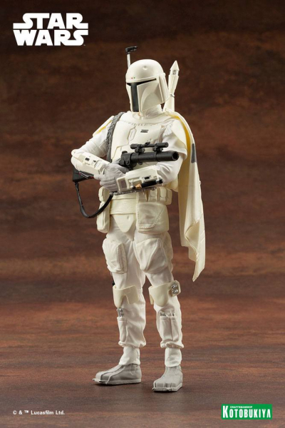 Boba Fett (White Armor) Statue 1:10 ArtFX+, Star Wars, 18 cm