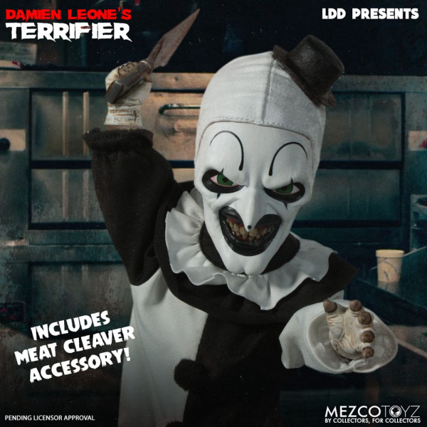 Art the Clown Puppe Living Dead Dolls, Terrifier, 27 cm