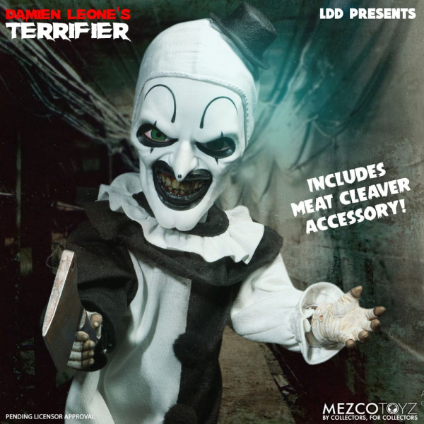 Art the Clown Puppe Living Dead Dolls, Terrifier, 27 cm