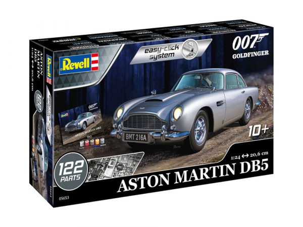 Aston Martin DB5 Modellbausatz 1:24, James Bond 007 - Goldfinger, 19 cm