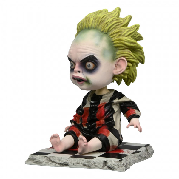 Baby Beetlejuice Head Knocker Bobble-Head, Beetlejuice Beetlejuice, 17 cm