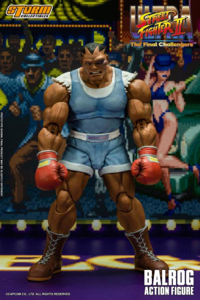 Balrog Actionfigur 1:12, Ultra Street Fighter II: The Final Challengers, 17 cm