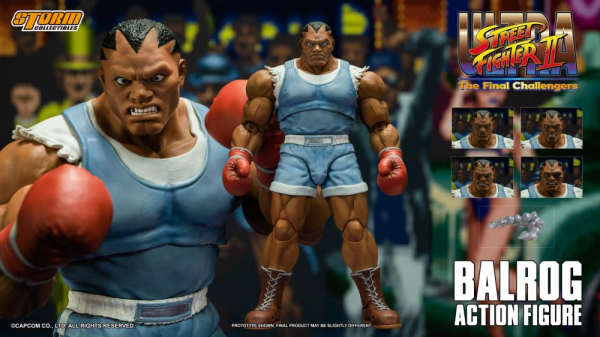 Balrog Actionfigur 1:12, Ultra Street Fighter II: The Final Challengers, 17 cm