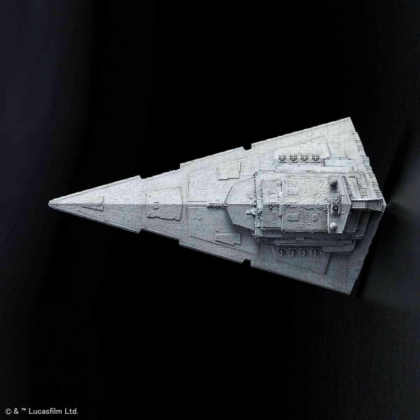 Star Destroyer Plastic Model Kit 1/5000 with LED Light-Up from Bandai ...