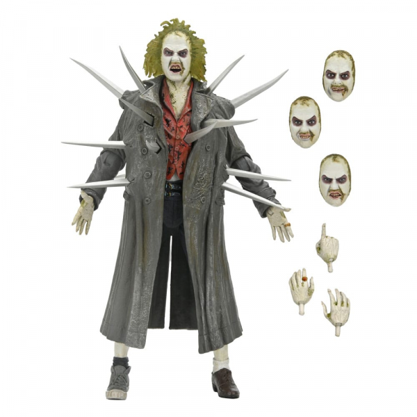 Ultimate Beetlejuice (Trench Coat with Spikes) Actionfigur & Dante's Inferno Room Deluxe Set