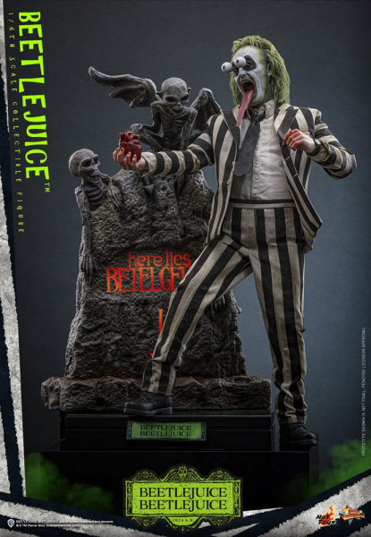 Beetlejuice Action Figure 1/6 Movie Masterpiece Series, Beetlejuice Beetlejuice, 30 cm