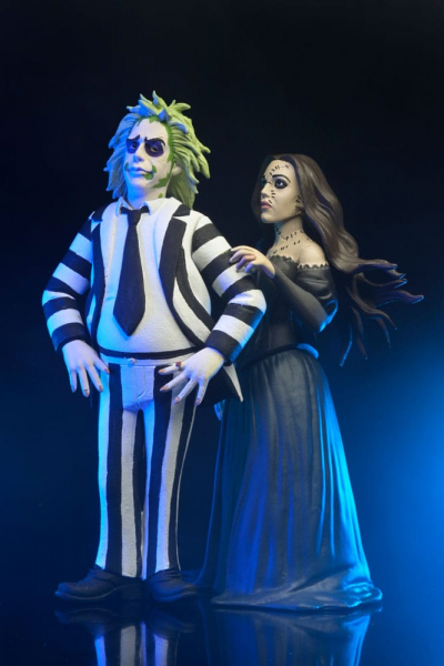 Beetlejuice & Delores Vinyl-Figuren Toony Terrors, Beetlejuice Beetlejuice, 15 cm