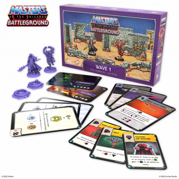 Evil Warriors Faction Erweiterungs-Set Wave 1, Masters of the Universe Battleground (deutsch)