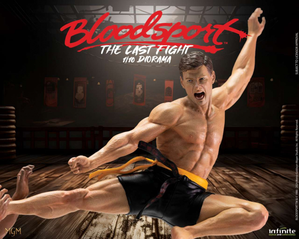 Frank Dux vs. Chong Li Statue 1/10 The Last Fight, Bloodsport, 27 cm