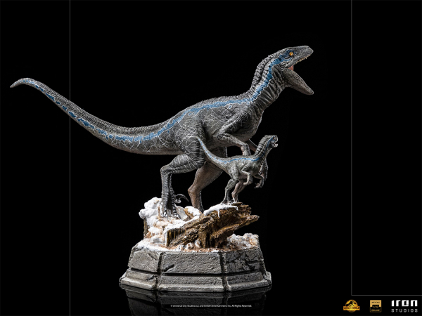 Blue and Beta Statue 1:10 Art Scale Deluxe, Jurassic World: Ein neues Zeitalter, 20 cm