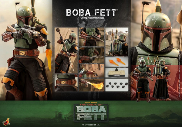 Boba Fett Action Figure 1/6 Television Masterpiece Series, Star Wars: The Book of Boba Fett, 30 cm