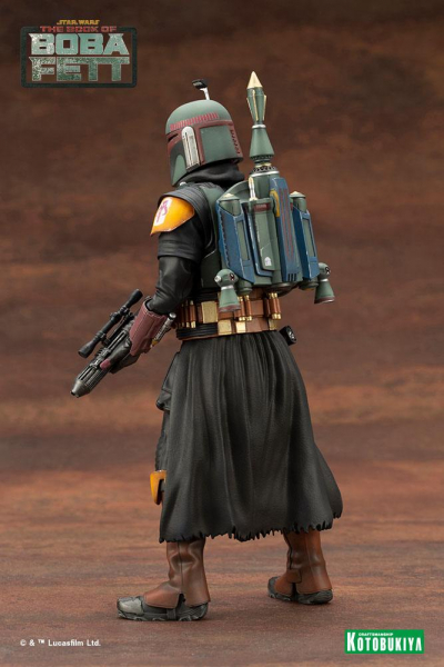 Boba Fett Statue 1/10 ArtFX+, Star Wars: The Book of Boba Fett, 18 cm