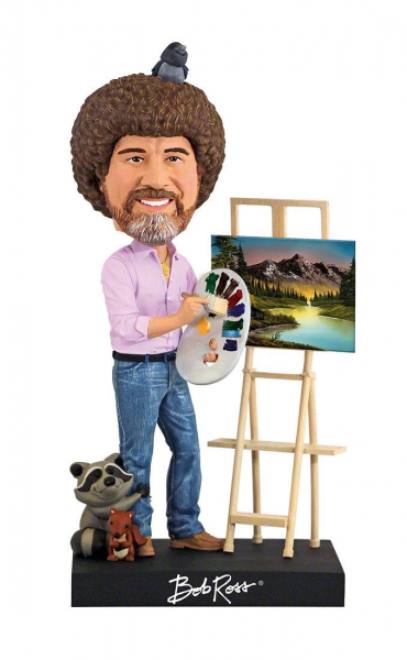 TV-Legende Bob Ross wird mit einer happy little Actionfigur verewigt