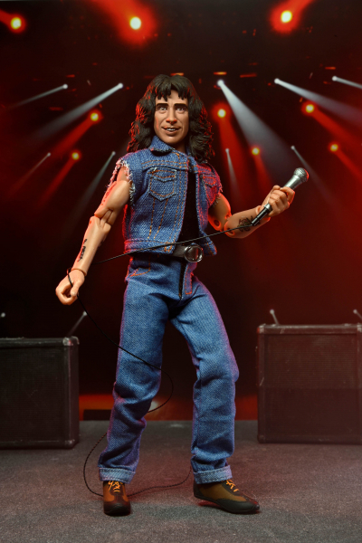 Bon Scott Retro-Actionfigur, AC/DC, 20 cm