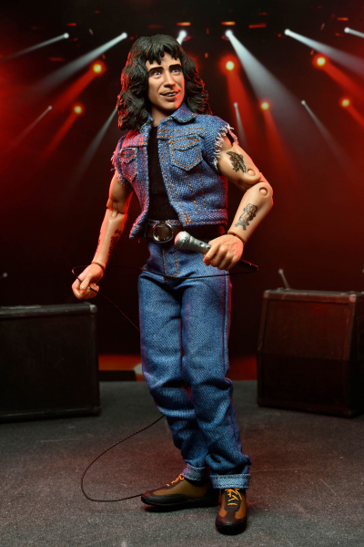 Bon Scott Retro-Actionfigur, AC/DC, 20 cm