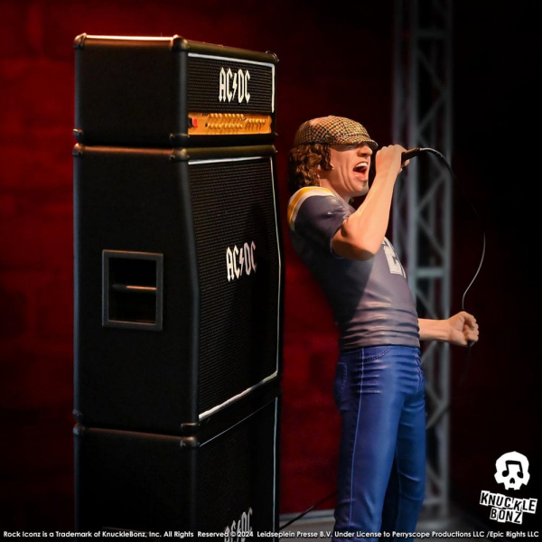 Brian Johnson Statue 1:9 Rock Iconz, AC/DC, 23 cm